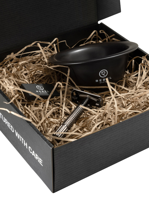 REBEL BARBER Compact Midnight Black - Подарочный набор для бритья