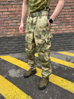 Тактический костюм горка с наколенниками и налокотниками мох лайт