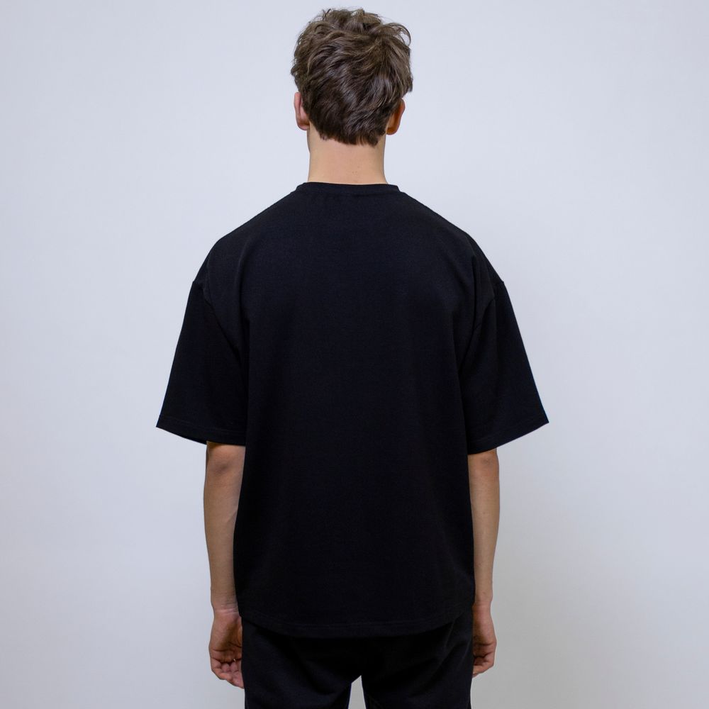 Купить Футболка Molotov Basic OVERSIZED Черная Футболка Molotov Basic OVERSIZED Черная