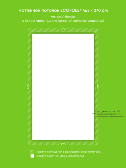 Натяжные потолки 12.6 м2, 12.6 м2