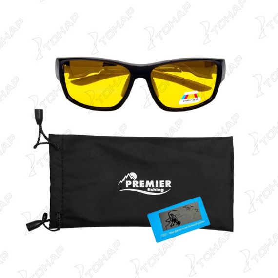 Очки поляризационные в чехле (желтый) (PR-OP-1197-Y) PREMIER