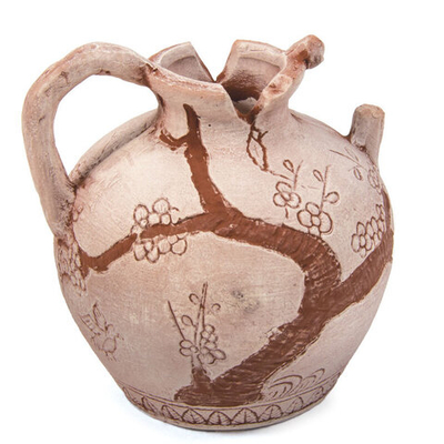 Грот "Ваза Сакура", терракота, 87*80*90мм, Laguna