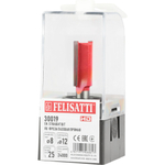 Фреза пазовая прямая FELISATTI 12х25мм хвостовик 8мм   30019