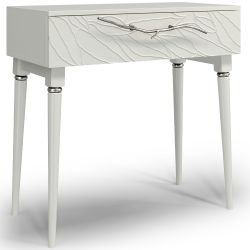 Консоль Арт Колор leaves Классик Сильвер Белый опал