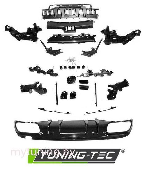 Бампер задний для Mercedes C-Class W205 (18-...) в стиле C63 AMG