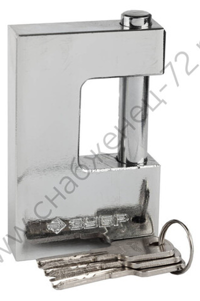 ЗУБР 90 мм, П-образная форма, навесной замок (37281-90)