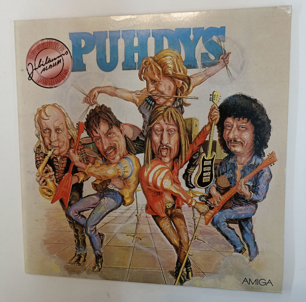 Винтажная виниловая пластинка LP Puhdys 20 Jahre Puhdys 2LP (ГДР 1989)