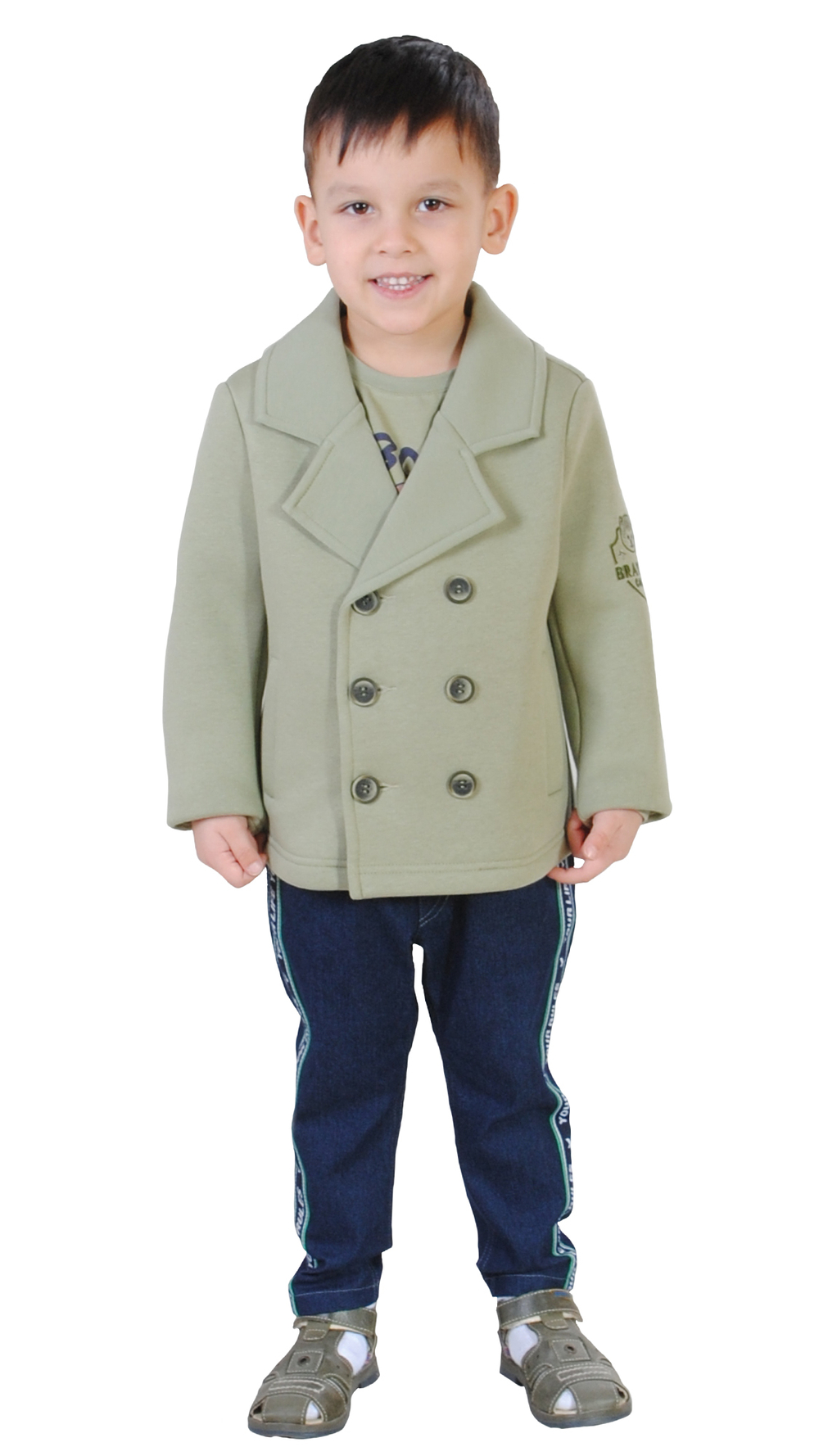 Жакет трикотажный для мальчика 3-7 лет Fleur de Vie