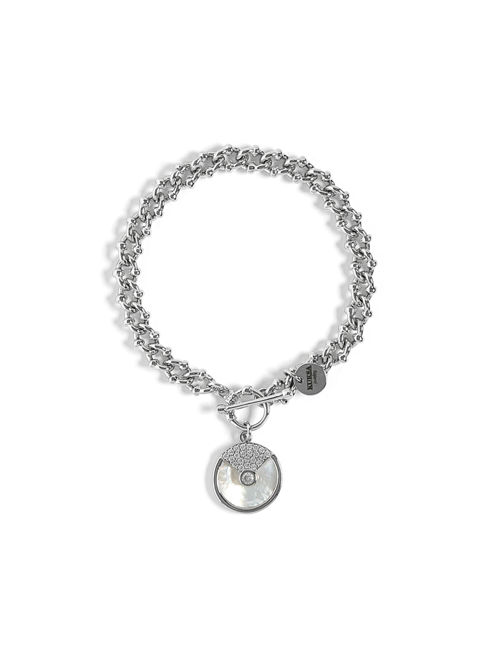 Браслет "Shiny Discs White"