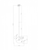 Подвесной светодиодный светильник Freya Amoris FR5128PL-L10BS