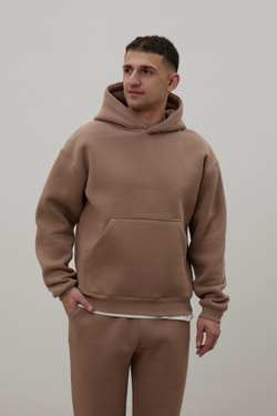 Худи с начесом MAN, какао II