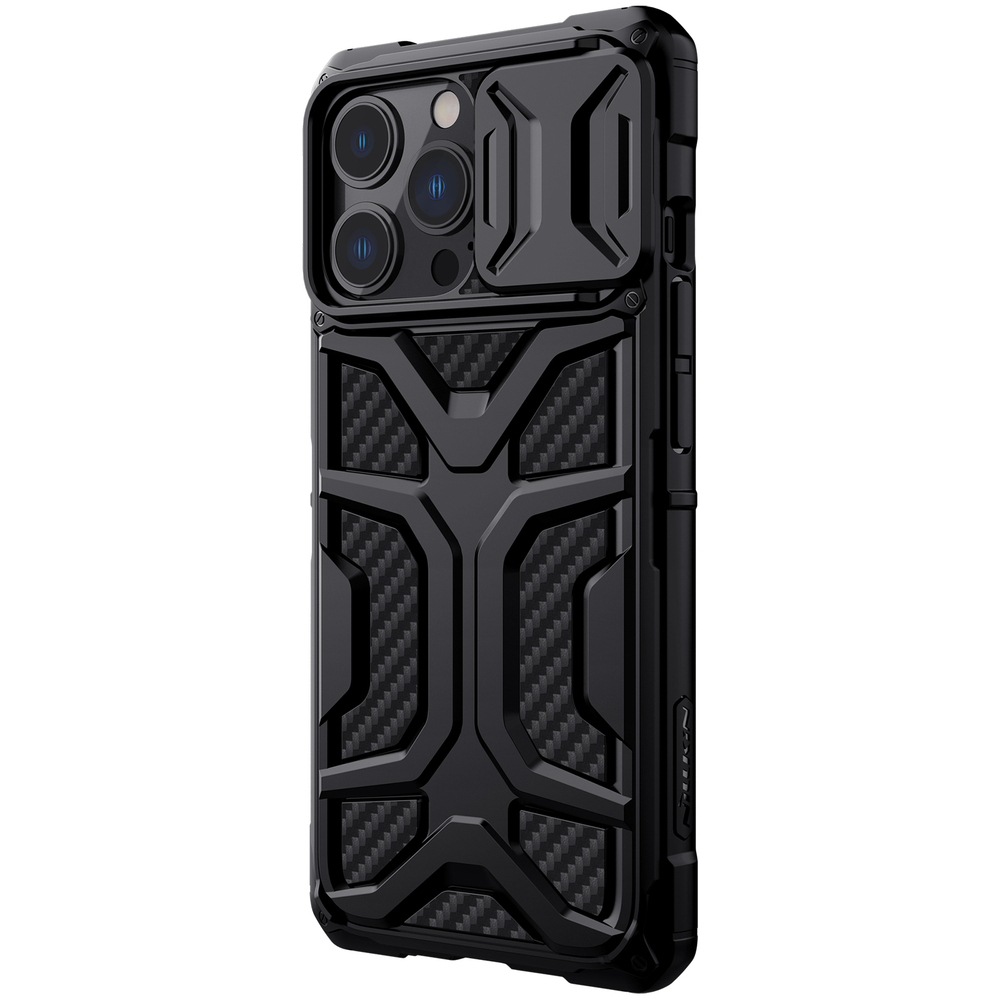 Противоударный чехол от Nillkin с защитной шторкой для камеры на iPhone 13 Pro, серии Adventurer Pro Case