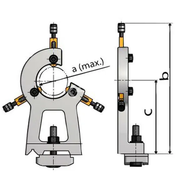 Неподвижный люнет для станка TU1503V