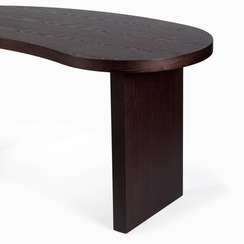 Рабочий стол Osmos 150х70 см, темный шпон ясеня