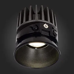 ST851.448.07.1 Светодиодный модуль Черный LED 1*7W 4000K 560Lm Ra90 36° IP20 D69xH75 220-240V SHIFT
