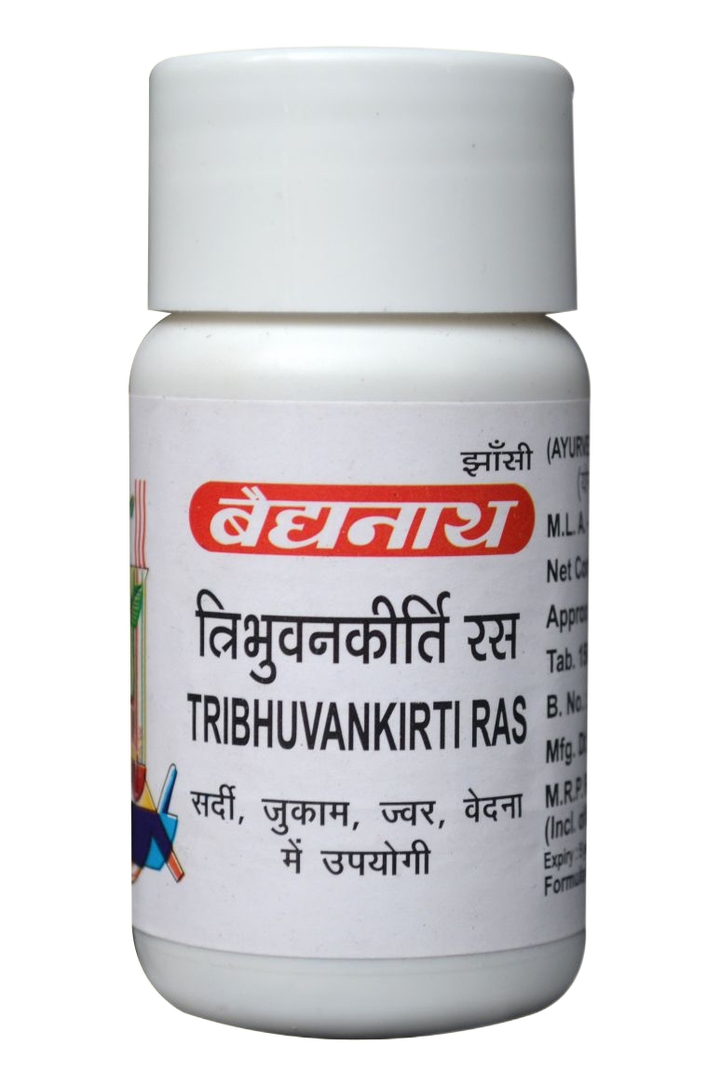 БАД Baidyanath Tribhuvankirti Ras Трибхуванкирти Рас 80 таб
