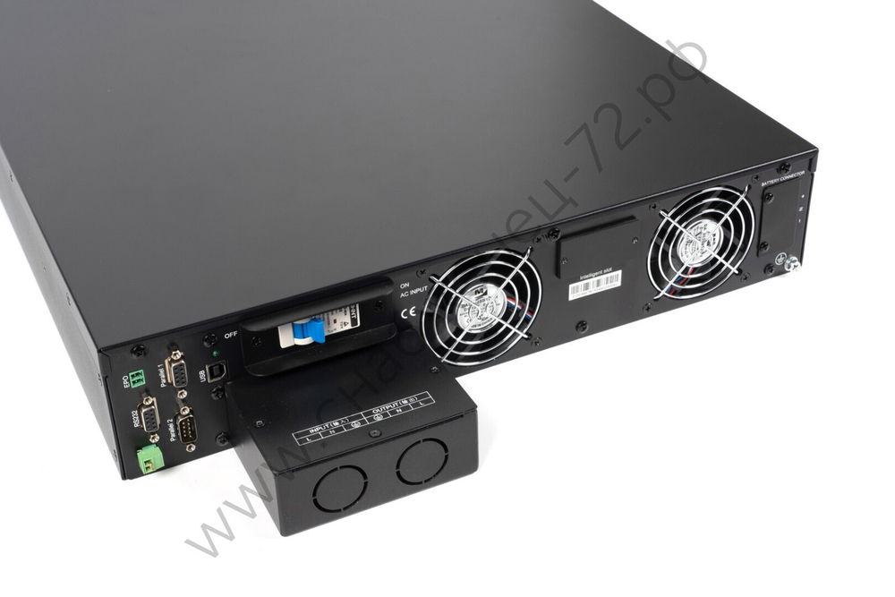 SKAT-UPS 6000 RACK ИБП 220В 5,4кВт, 16 АКБ внешние On-Line синусоида ток заряда 10А