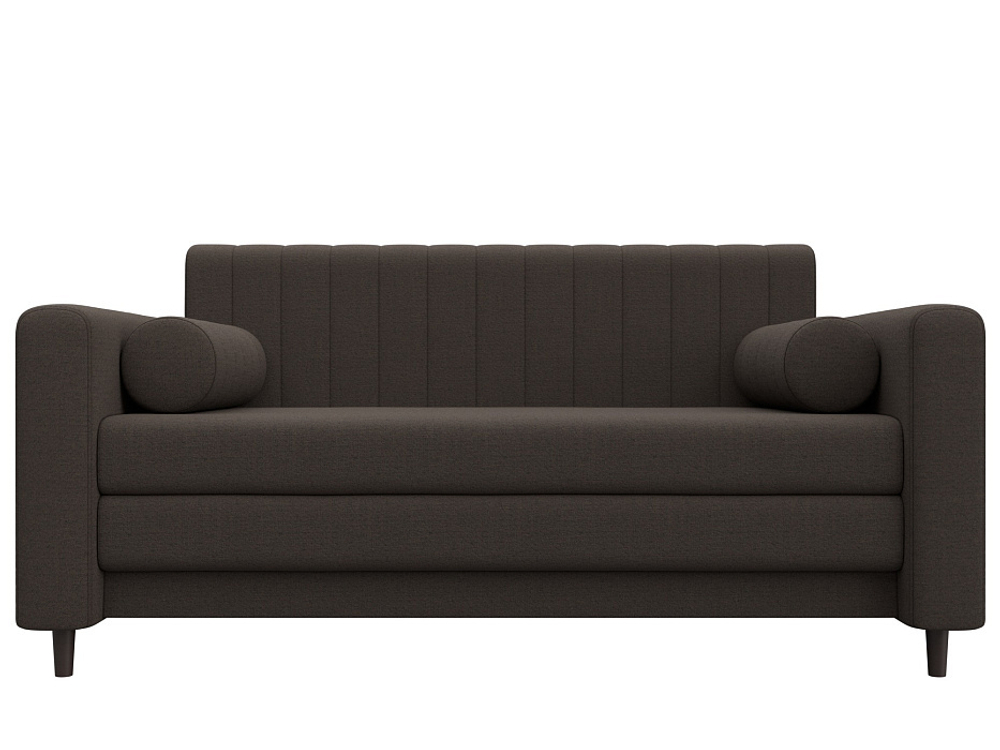 Диван прямой Лига-070 РОГОЖКА Амур 05 коричневый