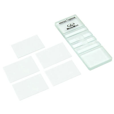 Камера Горяева с 4 сетками, 5 покровных стекол, (12001714) Минимед, шт.