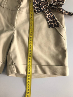 Шорты со стильным поясом, маркировка 25, визуально 40/42 размер