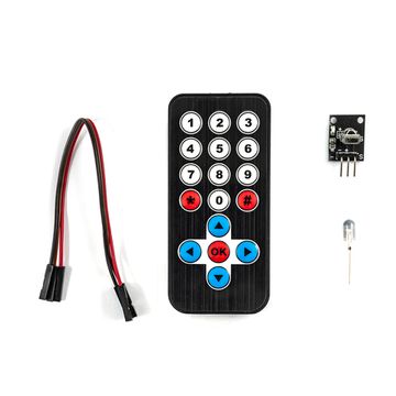 Модуль ИК дистанционного управления HX1838 с пультом