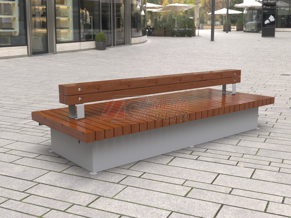 Скамейка Wood 300х120х80
