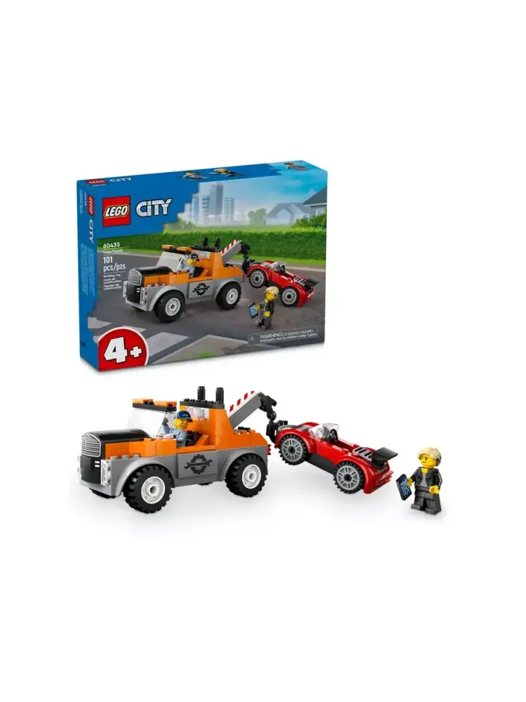 Конструктор City 60435 Эвакуатор и спортивный автомобиль