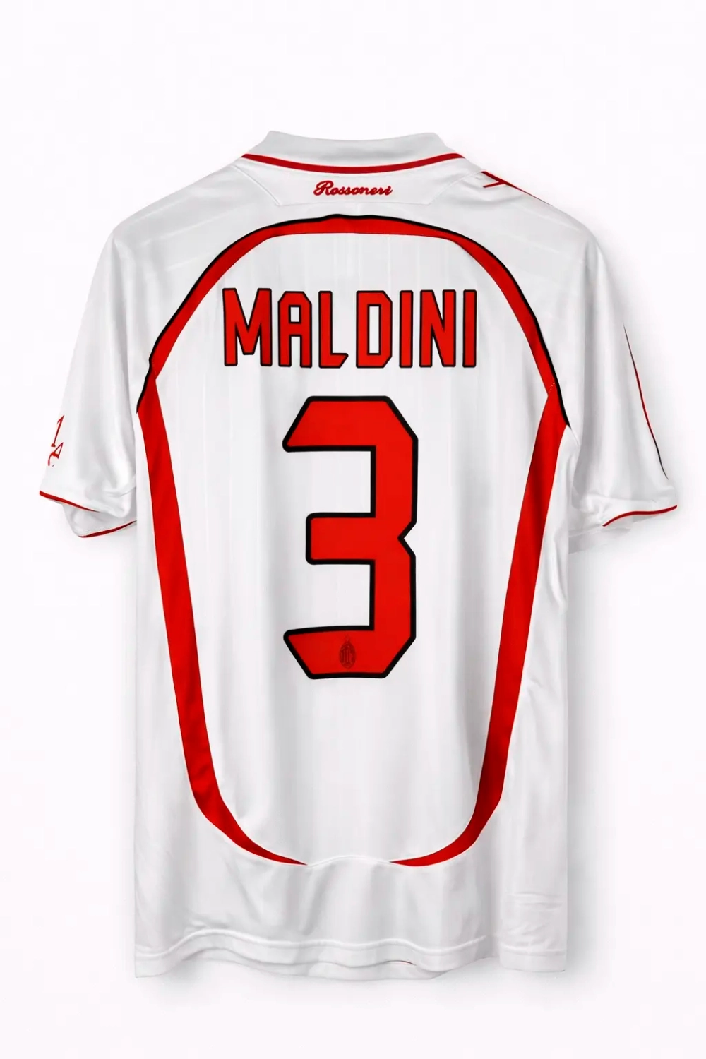 Футболка футбольная АС Милан 2006/2007 Мальдини 3