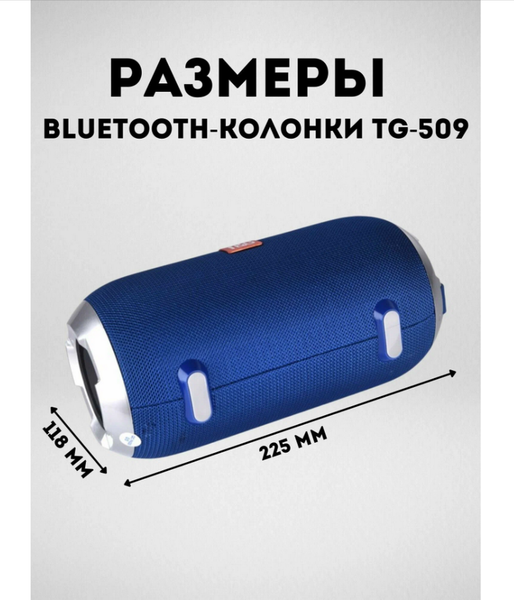 Беспроводная колонка TG-509 (10W/BT/FM/USB/TF)