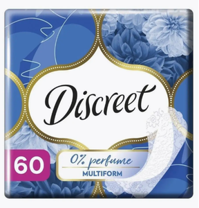 Ежедневные прокладки DISCREET MULTIFORM MEGA PACK 60ШТ