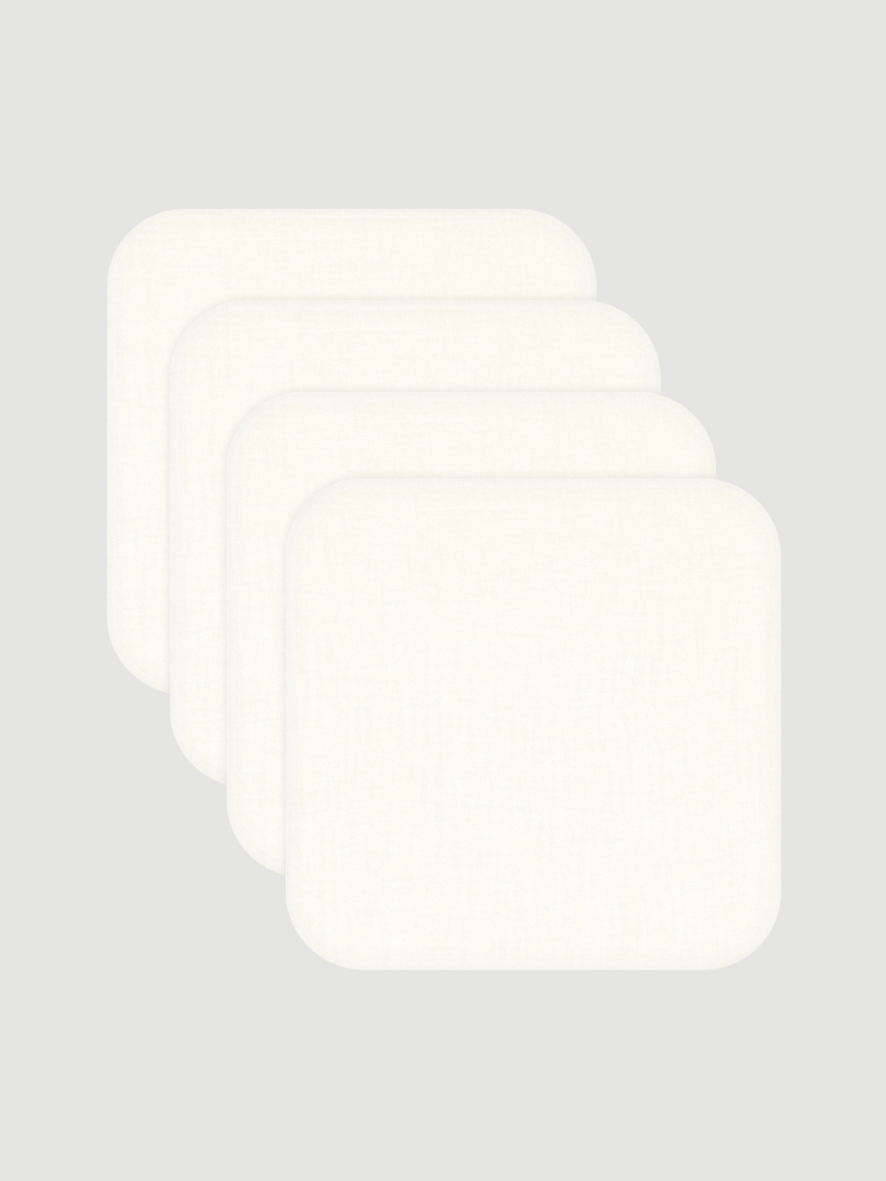 Сет из 4х муслиновых салфеток Mjölk Cream