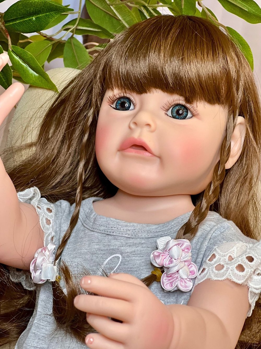Кукла Реборн виниловая 55см в пакете (FA-284)