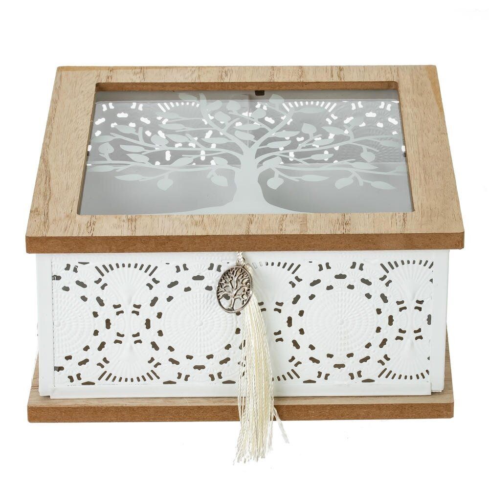 GAEM Шкатулка для чайных пакетиков, L18,5 W18,5 H9 см