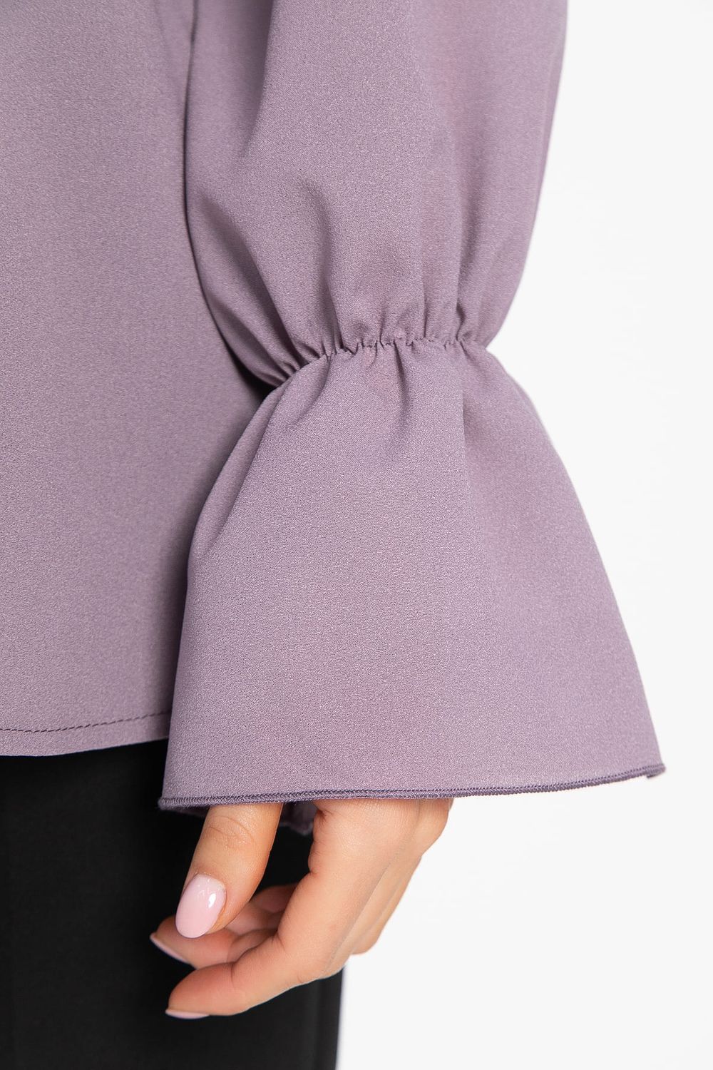 Блуза шифоновая Вэнси (пудра) Б15025-8М LT Collection