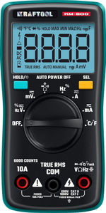 KRAFTOOL KM-600 цифровой мультиметр (59854)