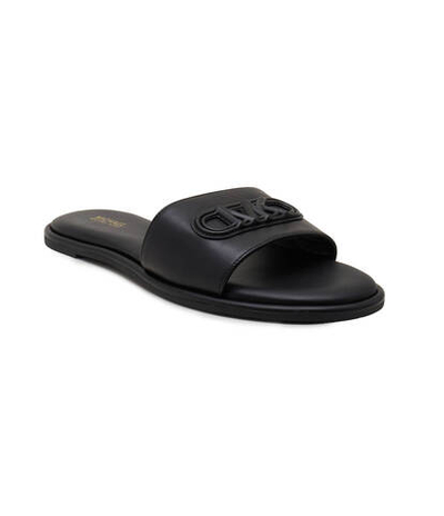 Шлепанцы кожаные saylor Michael Kors - черный(40H3SYFA1L)