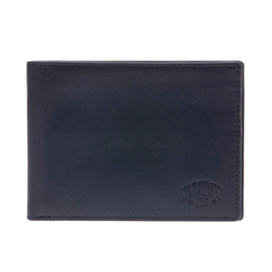 Фото бумажник KLONDIKE Dawson натуральная кожа в чёрном цвете в фирменной коробке с гарантией