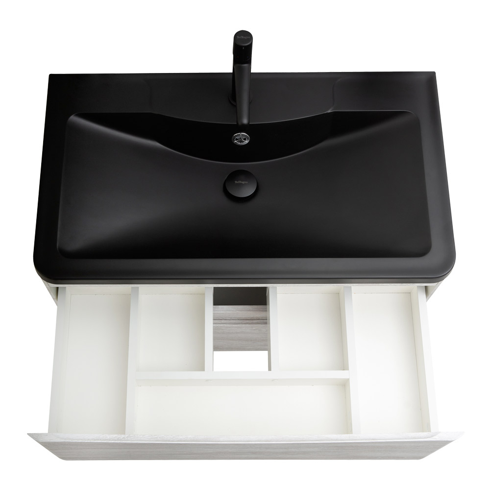 Мебель для ванной комнаты подвесная BelBagno ACQUA-1000-2C-SO-RVB 100 см Rovere Vintage Bianco