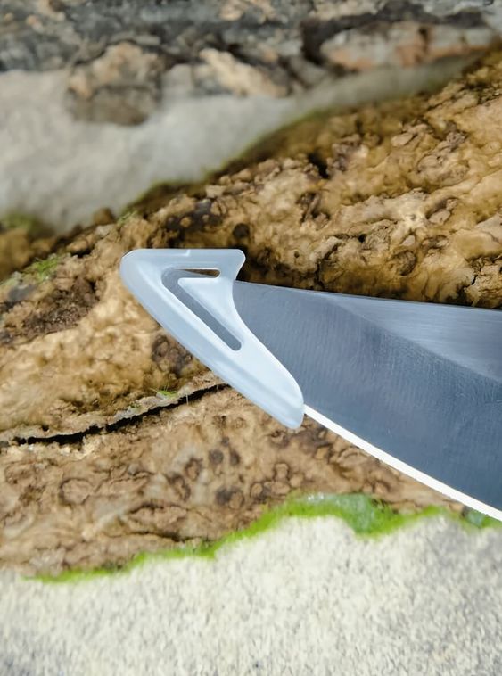 Тактический нож кованый туристический Кизлярский с ножнами Коричневый