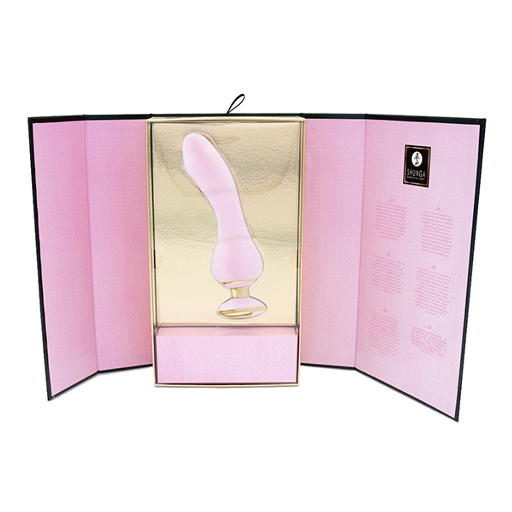 Розовый вибростимулятор 18,5см Shunga SANYA SH-SANYA-302