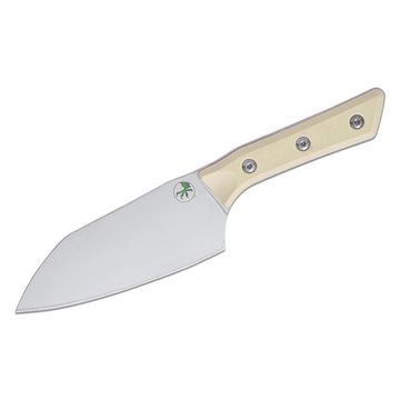 Нож кухонный Microtech Santoku 3200-10IV  с клинком из стали M390MK, рукоять G10