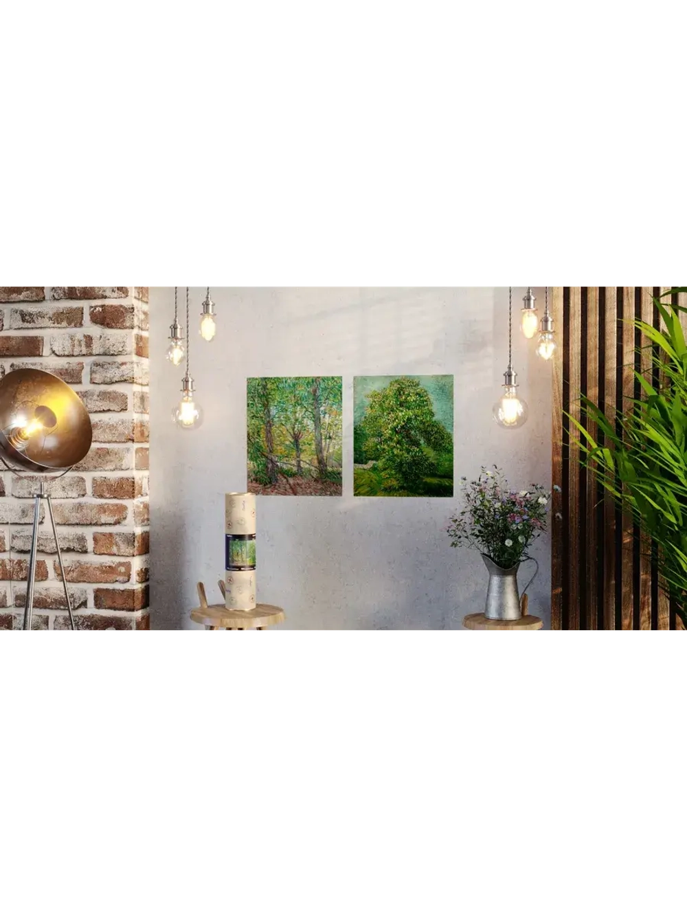 Картины-наклейки на стену для декора интерьерные №47