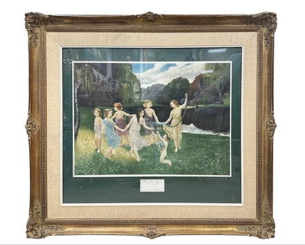 Картина в технике литография «Детский Танец»