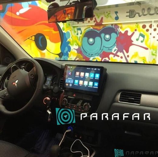 Магнитола Mitsubishi Outlander 3 2012-2022 - Parafar PF230LUX2FHD на Android 13, 8-ядер, 2Гб+32Гб, CarPlay, 4G SIM-слот