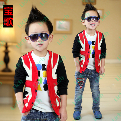 Кардиган детский с принтом британского флага