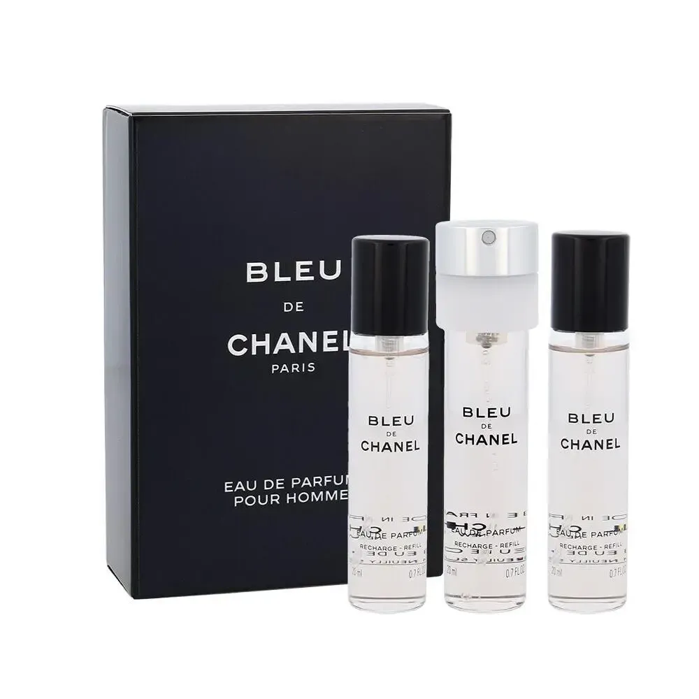 Унисекс парфюм Chanel Bleu de Chanel 3x 20 мл и 60 мл