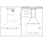 Настеная вытяжка Korting KHC 6648 RB