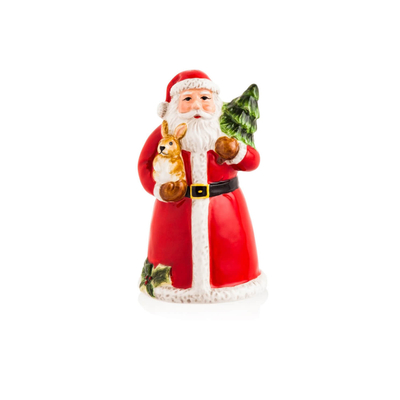 Набор из солонки и перечницы "Санта" 10 см, керамика, 3CER28298, Магия Рождества, Certified International