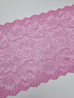 Кружево эластичное розовое К810 23 см (Япония)