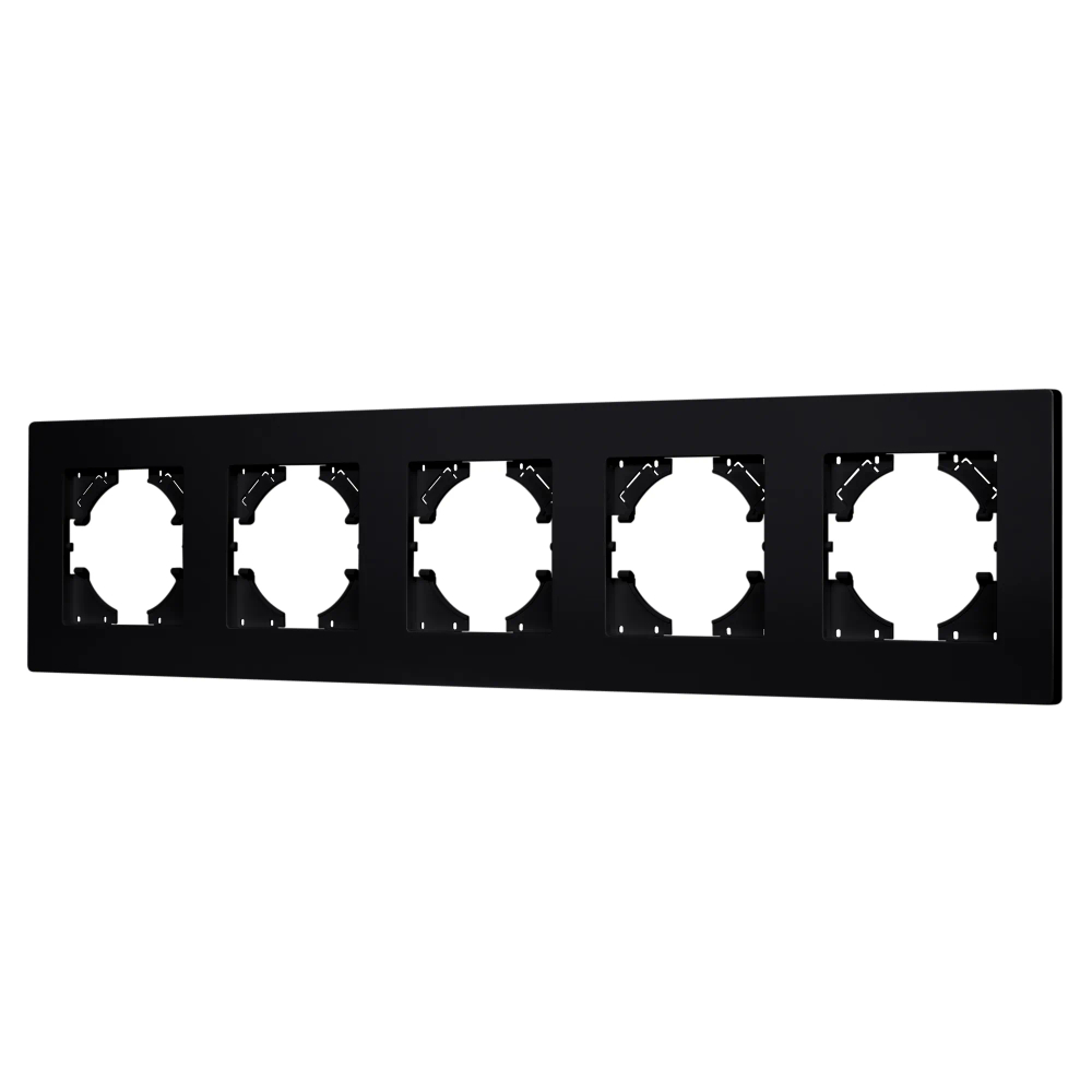 Рамка пластиковая FRM-PERIO-PL-5-BK (Arlight, -) 049763